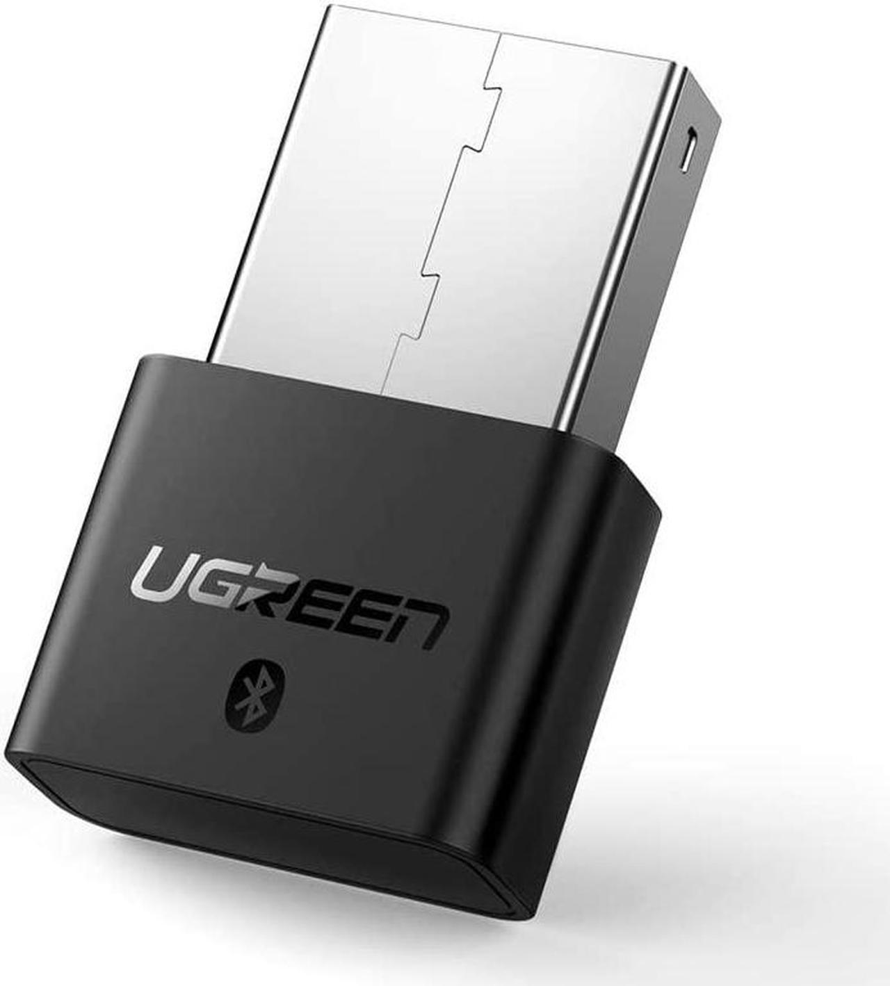 UGREEN USB Bluetooth 4.0 Adapter Nano USB Wireless Dongle Plug and Play for Win 10 8 Support Win 7 Vista Laptop Desktop to Bluetooth Headphone Speaker Keyboard Mouse Game Controller