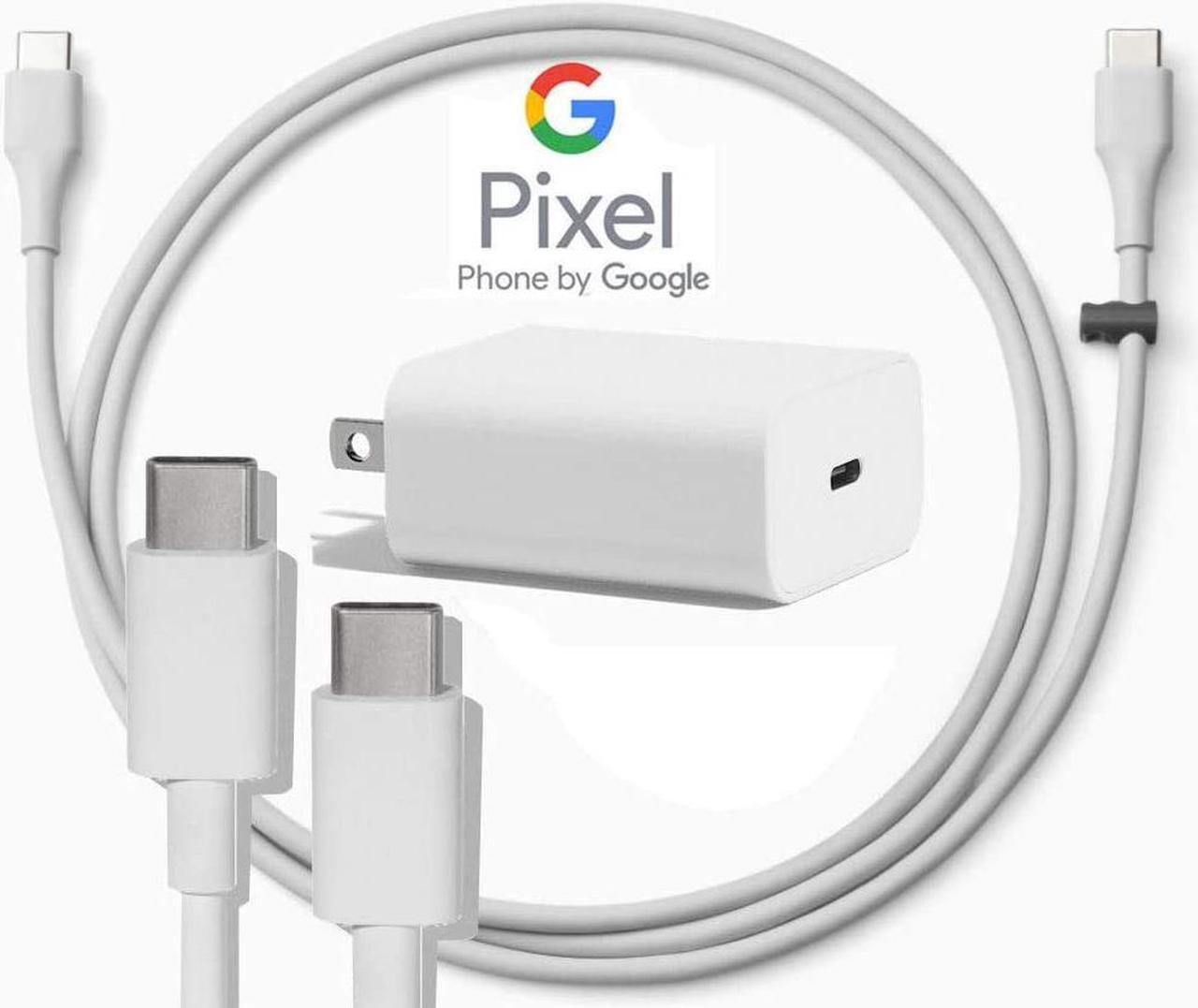 Main image of OEM USB C Fast Charger Compatible Google Pixel 4 XL 4a / 3a XL / 3 / XL / 2, 18W 3A PD Power Adapter and 3 FT Type C to C Cable - OEM