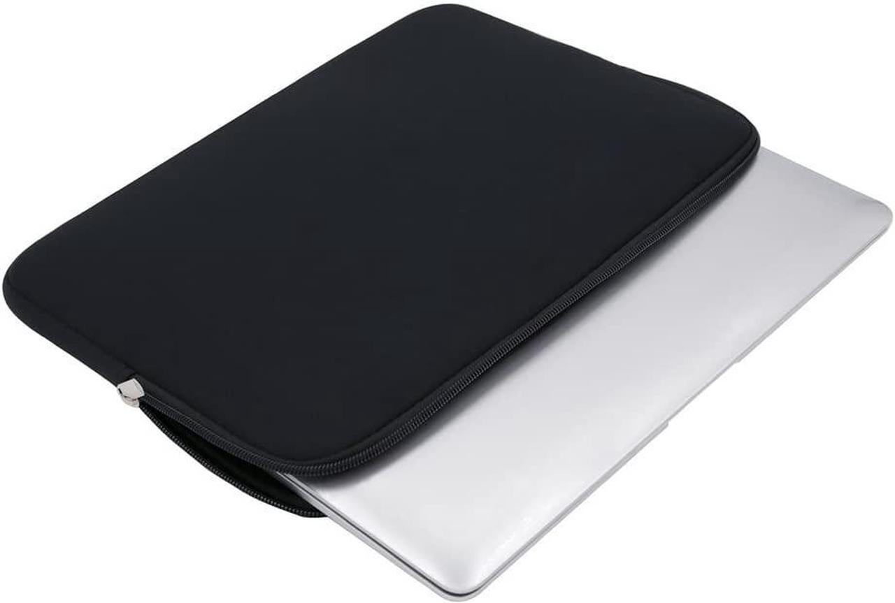 Alt view image 3 of 6 - RAINYEAR 14 Inch Laptop Sleeve Case Protective Soft Padded Zipper Cover Carrying Computer Bag Compatible with 14 Notebook Chromebook Tablet Ultrabook(Black)