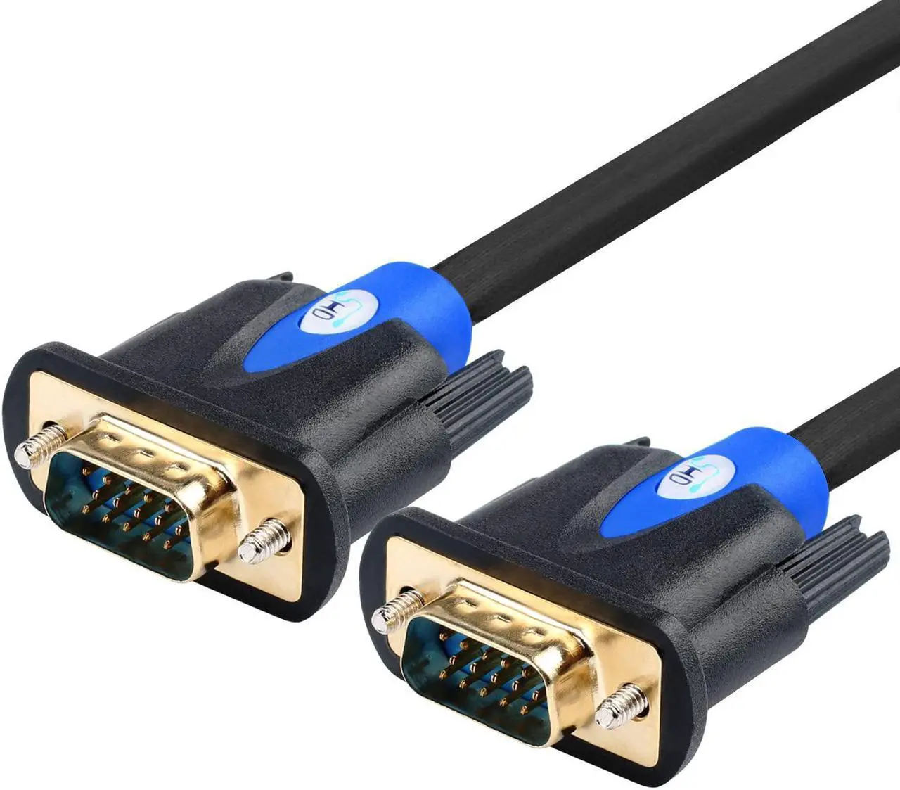 Main image of VGA Cable, VGA to VGA HD15 Monitor Cable for PC Laptop TV Projector-15Feet