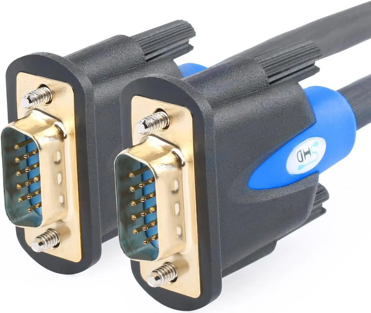 Alt view image 4 of 7 - VGA Cable, VGA to VGA HD15 Monitor Cable for PC Laptop TV Projector-15Feet