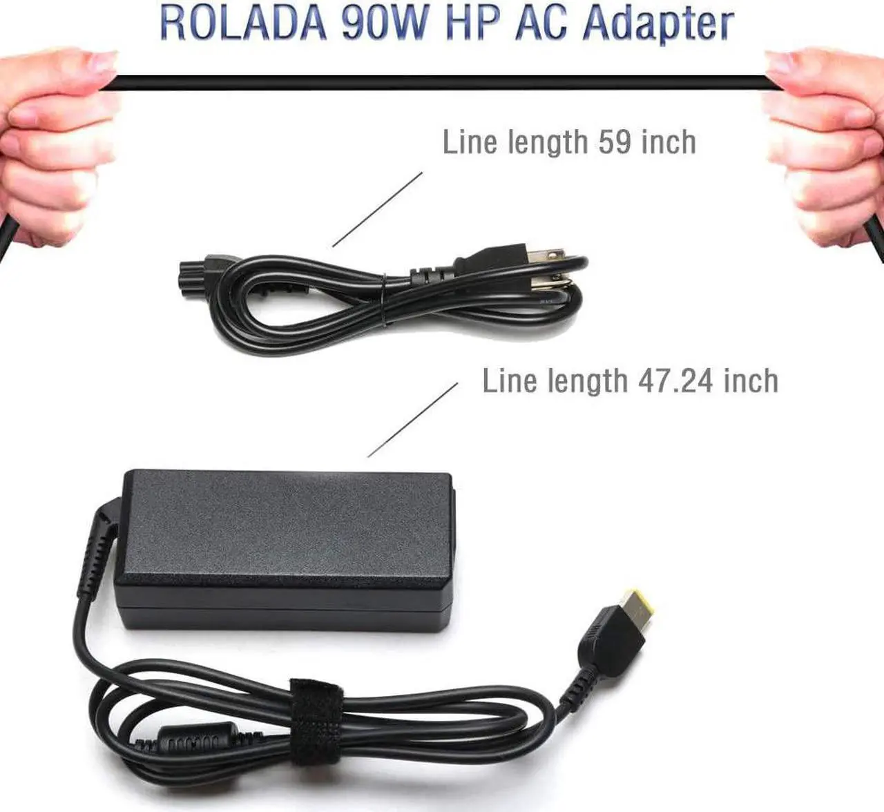 Alt view image 6 of 6 - Ac Adapter Laptop Charger Replacement for Lenovo T430 T440 T440S T440P T450 T460 T460S;Lenovo Ideapad G50-30 G50-45 G50-70 G50-80 G70-35 G70-70 G70-80 Z40-70 Z50-70 Z50-75 Z70-80 Power Supply Cord 65W