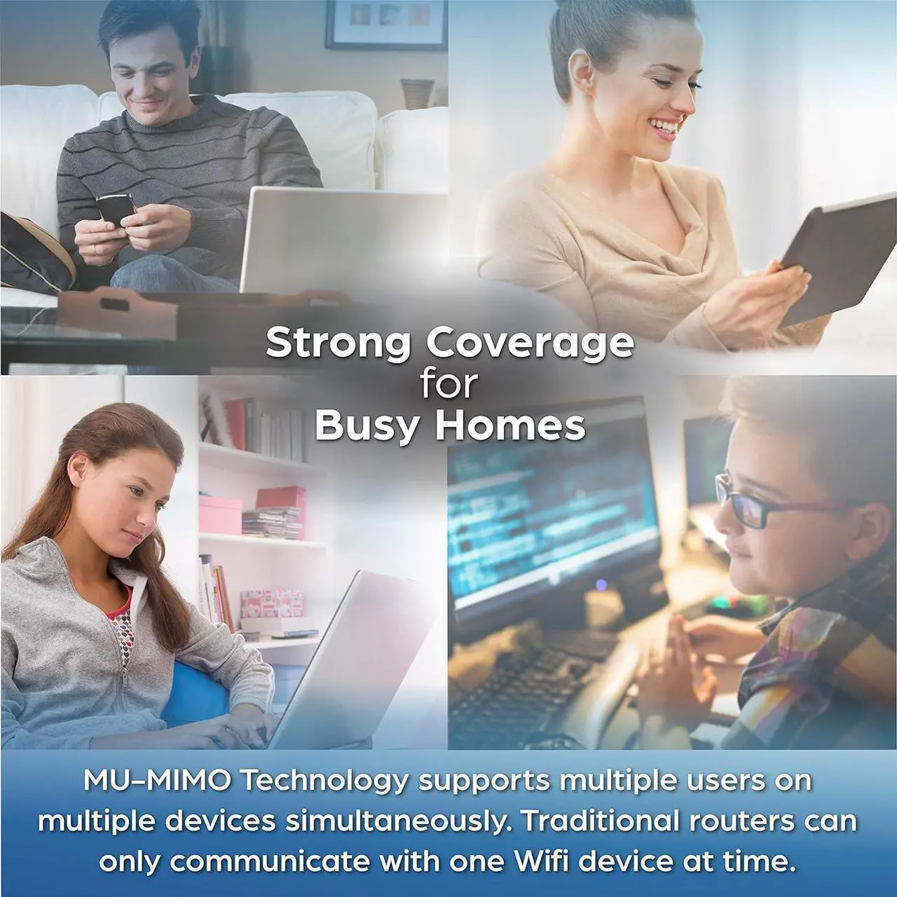 Alt view image 5 of 8 - TRENDnet AC1200 Dual Band WiFi Router, TEW-831DR, Gigabit WAN Port, 4 x 5dBi Antennas, Wireless AC 867Mbps, Wireless N 300Mbps, Business/Home Wireless AC Router for High Speed Internet,MU-MIMO Support