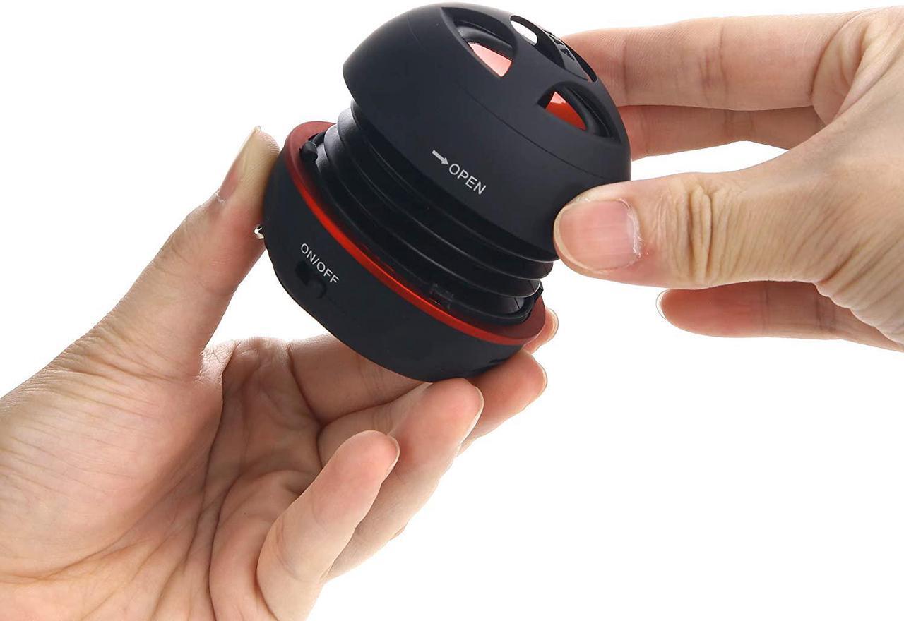 Alt view image 7 of 7 - AYL Mini Speaker System, Portable Plug in Speaker with 3.5mm Aux Audio Input, External Speaker for Laptop Computer, MP3 Player, iPhone, iPad, Cell Phone (Black)