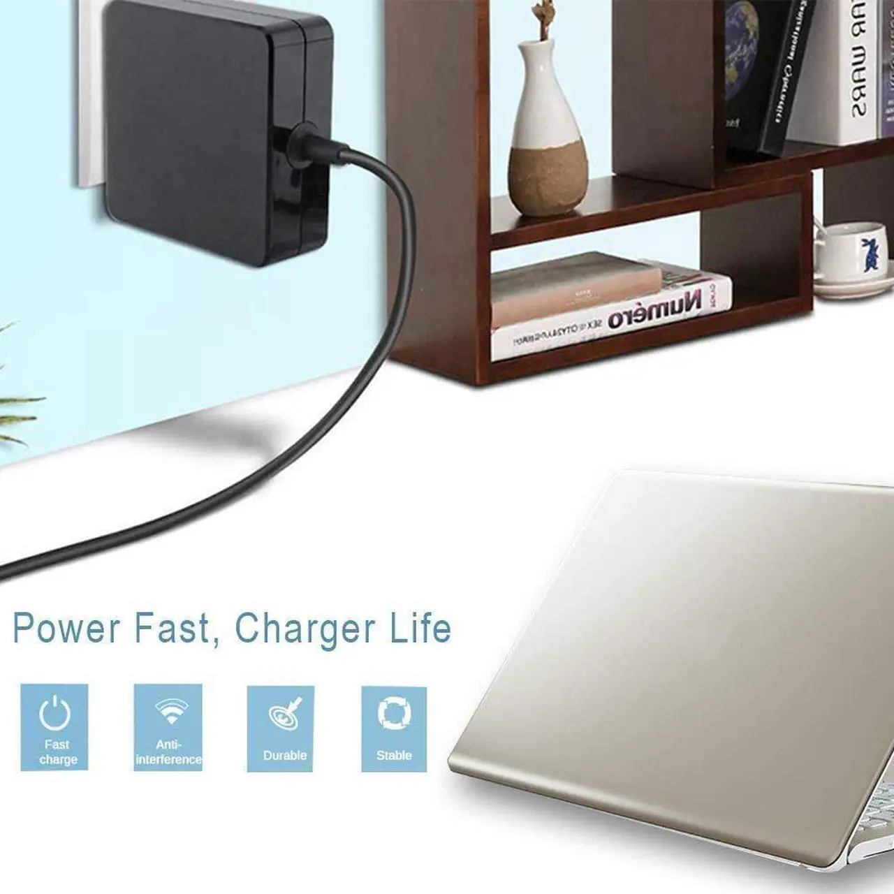 Alt view image 4 of 5 - UL Listed AC Charger Compatible with Asus Q552U Q552UB Q552 Q552UB-BHI7T12 Laptop Power Supply Cord