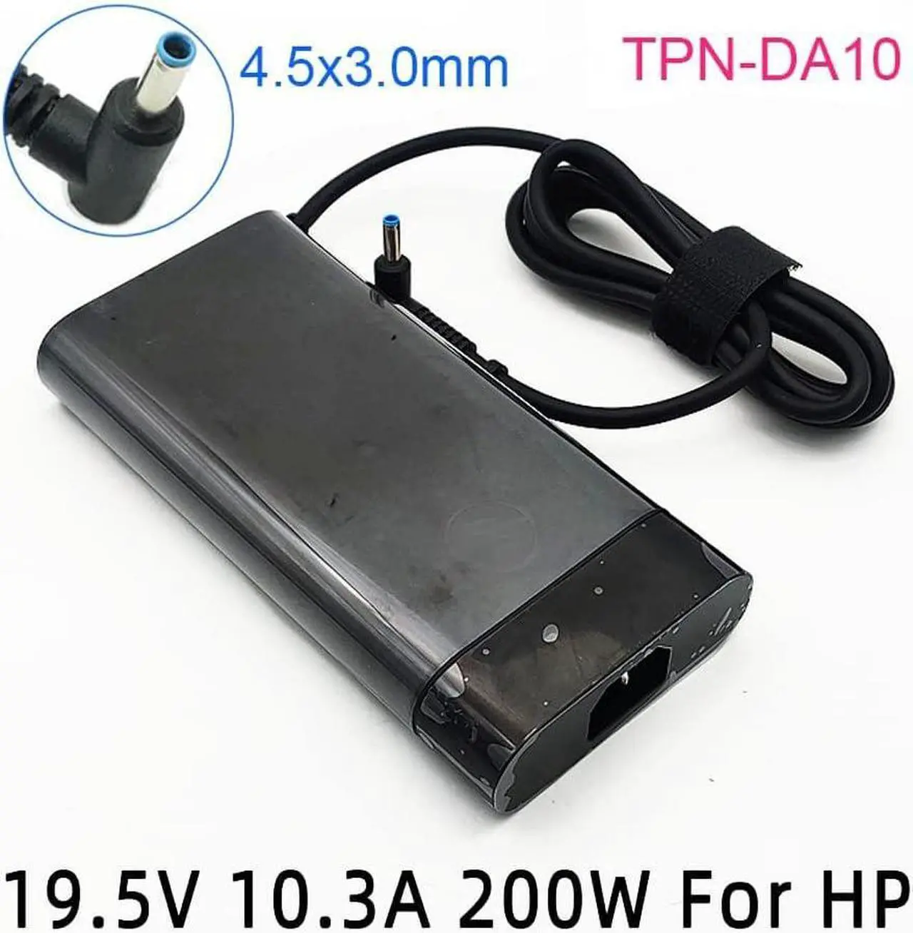 Alt view image 3 of 4 - 200W 19.5V 10.3A TPN-DA10 TPN-LA20 TPN-LA21 ADP-200HB B Laptop AC Adapter Compatible with HP Omen 15 17 zbook 15 17 Pavilion Gaming 15 17 Envy 15 2020 Laptop Charger 15-dh0005la L00818-850