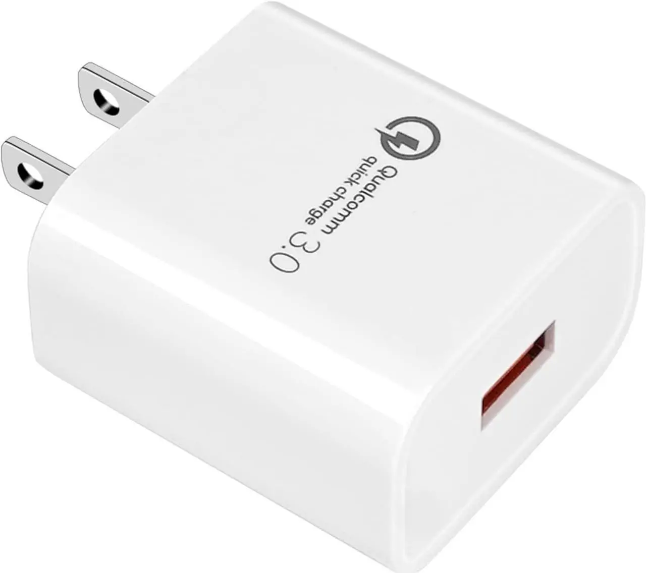 Alt view image 2 of 6 - TPLTECH Quick Charge3.0 Wall Charger High Speed Charging for Xiaomi Redmi Note 7 8/Note 8 9 Pro/9S,Mi 8/8 Lite/8 Pro,Mi 9 SE Lite,9T Dash Pro,Mi A2 A3,MI Mix 3 2/Mix 2S,Pocophone F1,6.5Ft Type C Cord
