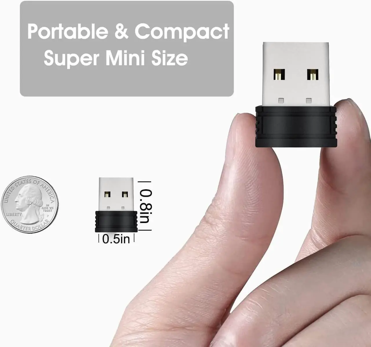 Alt view image 7 of 7 - Mouse Jiggler Mover Wiggler Undetectable Shaker USB Port for Computer Laptop, Keeps PC Awake, Simulate Movement to Prevent Laptop Entering Sleep, No Software Plug-and-Play