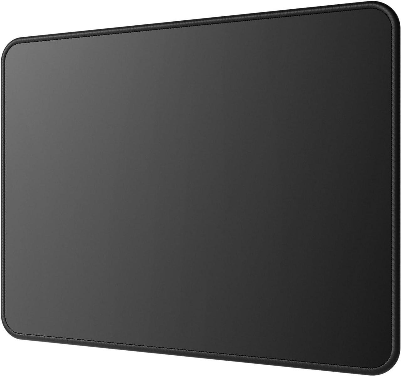 Main image of Mouse Pad [30% Larger] with Anti-fray Stitching Premium-Textured & Waterproof Computer Mousepad with Non-Slip Rubber Base Gaming Mouse Mat for Laptop Office & Home 8.5 x 11 inch Black
