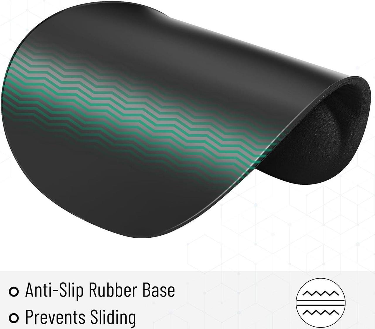 Alt view image 5 of 7 - Cloud Mouse Pad with Wrist Rest Cloud Keyboard Wrist Rest Wrist Rest for Computer Keyboard Cloud Mouse Pad Wrist Support Ergonomic Cloud Keyboard Mouse Wrist Support (Black)