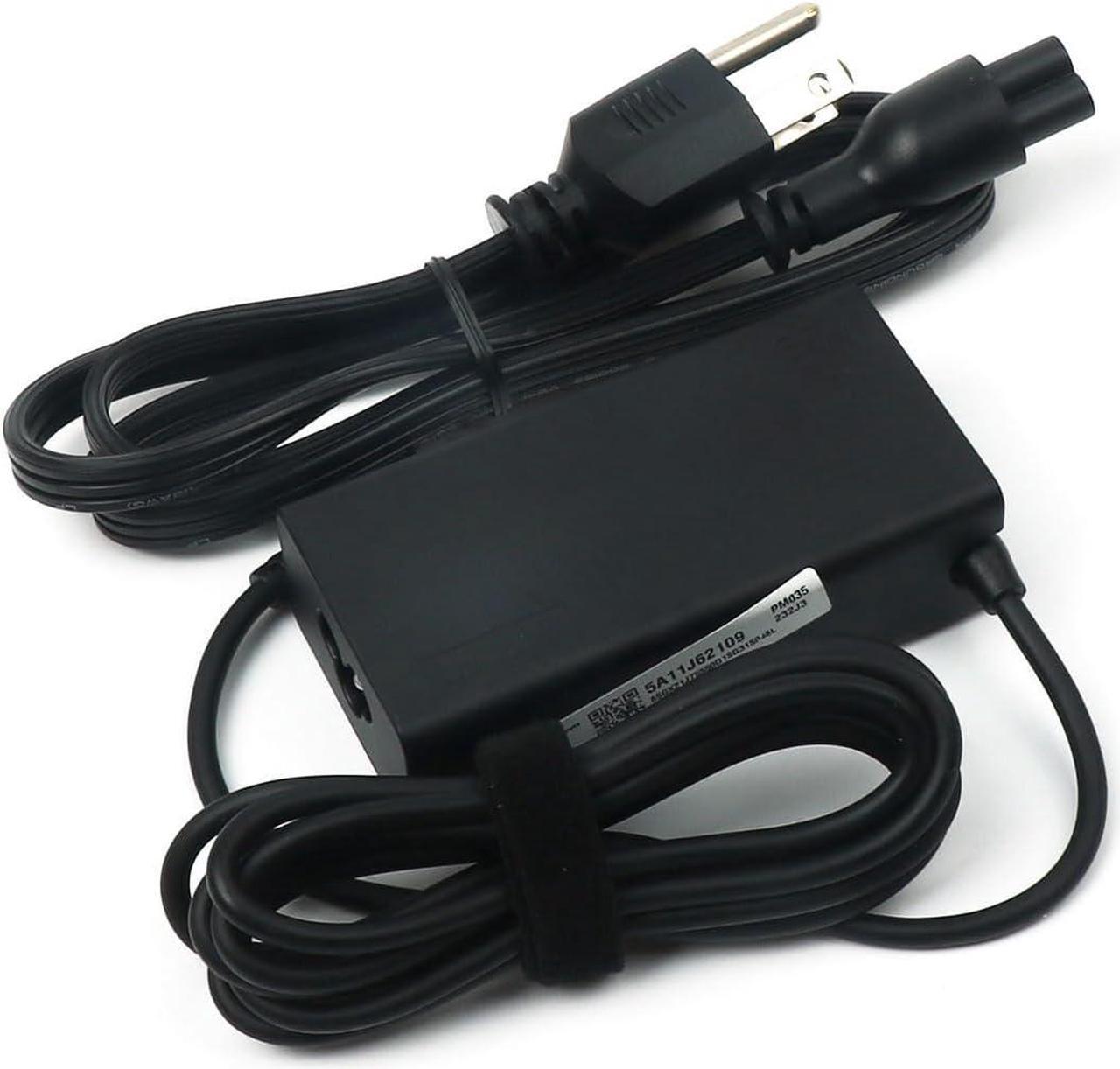 Alt view image 2 of 7 - Laptop Charger 65W Watt USB Type C(USB-C) AC Power Adapter - ThinkPad X1 Carbon Gen 11 E16 ADLX65YDC3E