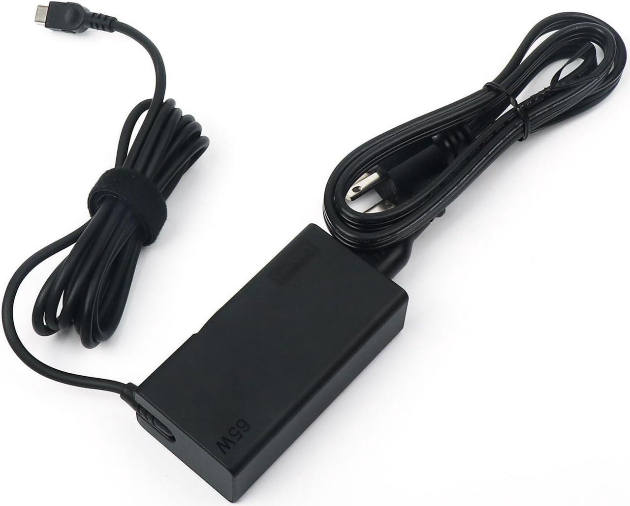 Alt view image 5 of 7 - Laptop Charger 65W Watt USB Type C(USB-C) AC Power Adapter - ThinkPad X1 Carbon Gen 11 E16 ADLX65YDC3E