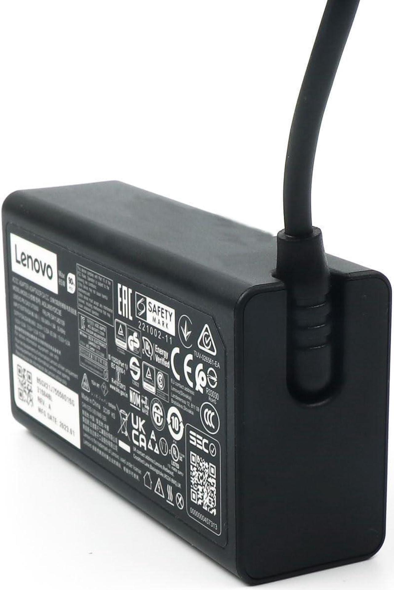 Alt view image 7 of 7 - Laptop Charger 65W Watt USB Type C(USB-C) AC Power Adapter - ThinkPad X1 Carbon Gen 11 E16 ADLX65YDC3E