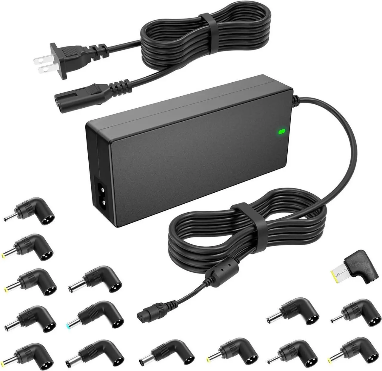 Main image of Universal Laptop Charger 90W AC Adapter for Chromebook Hp    Toshiba   Sony Notebook 15V 16V 18.5V 19V 19.5V 20V DC Power Supply Cord