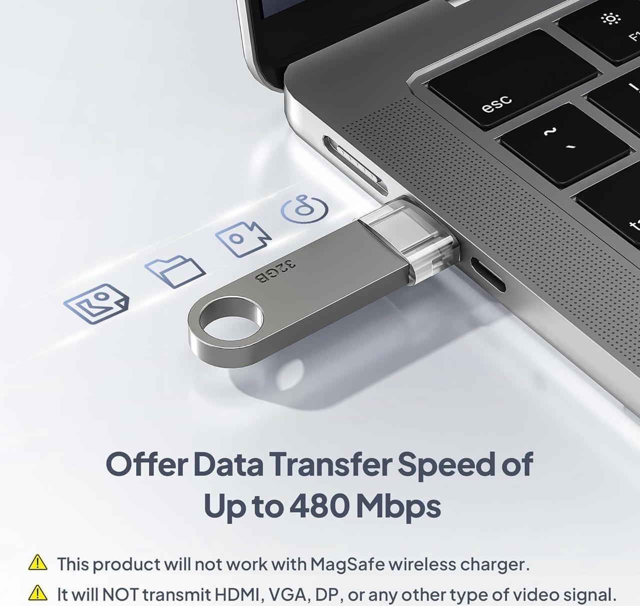Alt view image 4 of 7 - USB to USB C Adapter 4 Pack Transparent Type-C Female to A Male Car Charger Converter for New iPhone 16 Pro Max Plus 15 14 13 Apple Watch 10 9 8 Airpods iPad Air 5 Mini 6 7  S24 Ultra