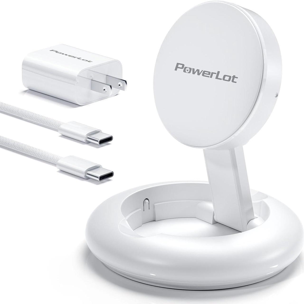 Main image of Wireless Charger 15W Fast Qi2-Certified Wireless Charging Station Compatible with iPhone 16/15 /15 Plus / 15 Pro /15 Pro Max /14/13 /12 Qi2 Enabled Devices (20W PD Charger Included)