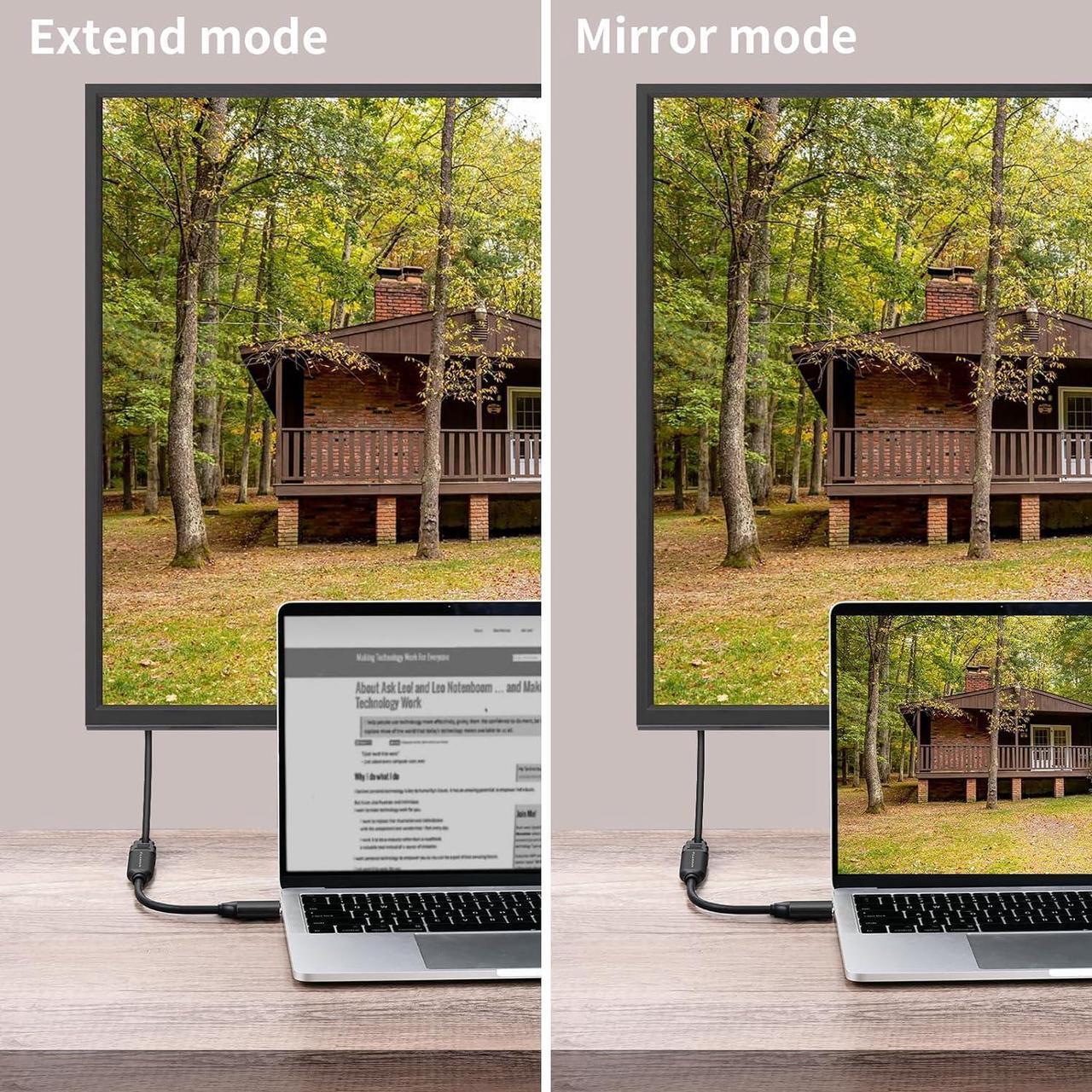 Alt view image 7 of 7 - DisplayPort to HDMI Adapter 0.65FT Uni-Directional DP 1.2 Male Computer to HDMI 2.0 Female Screen Support 4K 60Hz UHD (3840 x 2160) for Desktop Laptop Docks GPUs Mac PC (4K DP M to HDMI F)
