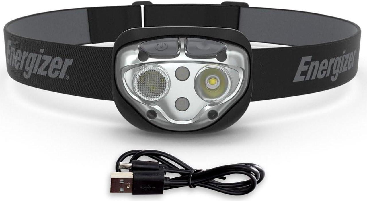 Main image of Rechargeable LED Headlamp Pro400 IPX4 Water Resistant High-Powered Bright LED Multiple Light Modes Best Headlight for Camping Running Outdoors Emergency Light USB Included