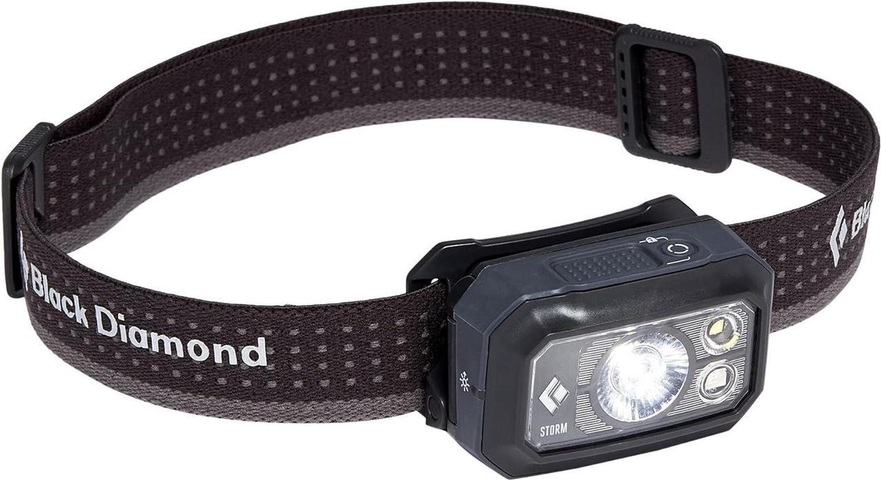 Main image of Storm 400 LED Headlamp, Waterproof and Dimmable Battery Powered Headlamp for Camping, Hiking, Hunting, Fishing, Work with Red Light Headlamp Mode, Graphite