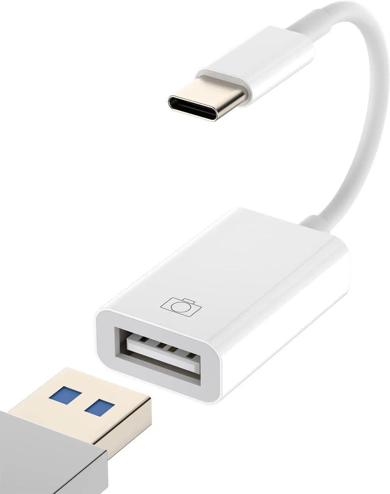 Main image of USB-C to USB A Adapter 3.0 OTG Converter Accessories Type Thunderbolt Mouse Port Hub Cable Adaptador Compatible for Samsung for MacBook Pro for IPhone15 Pro Max Plus ipad 10Air4/5Mini6Pro