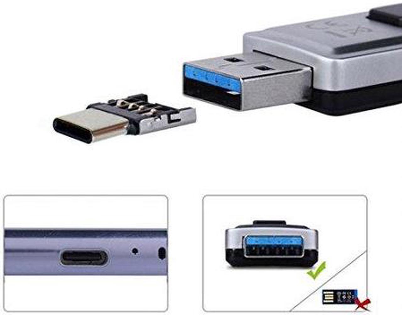 Alt view image 3 of 7 - 5 PCS USB C OTG Adapter USB C Male to USB 2.0 Female Ultra Mini Size Connector Adapter