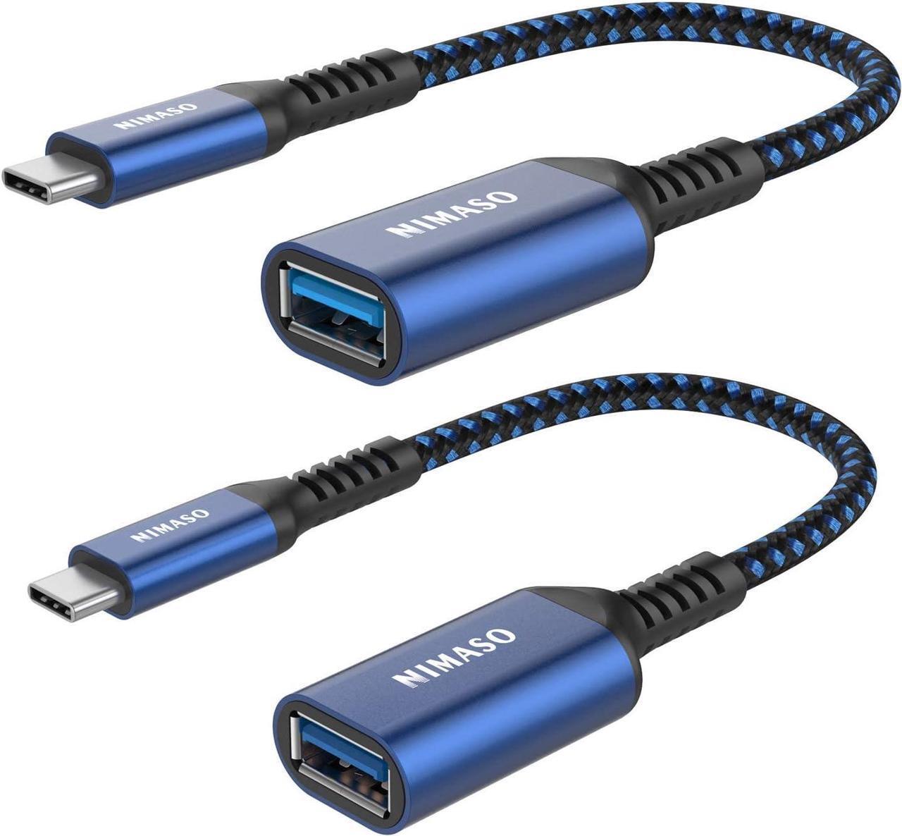 Main image of USB C to USB 3.0 Adapter [2 pack] USB-C to USB Adapter USB Type-C to USB Thunderbolt 3 to USB Adapter OTG Cable for iPhone 15/15 Pro/15 Plus/15 Pro Max Macbook iPad Galaxy Google Pixel and More