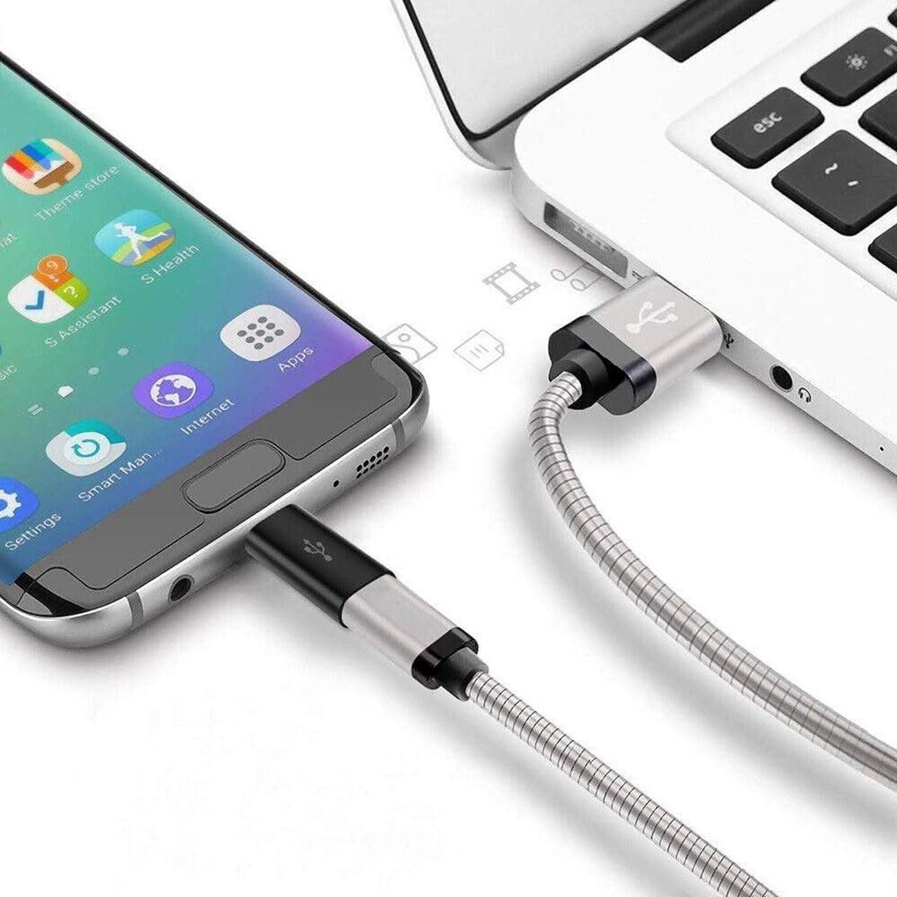 Alt view image 3 of 4 - 4 Pcs USB C to Micro USB Adapter Type C Female to Micro-USB Male Convert Connector Replacement for Samsung A10s A03 A03 Core S7 S6 Edge Galaxy J3 J7 Charging Data Sync Cell Phone OTG Adapters