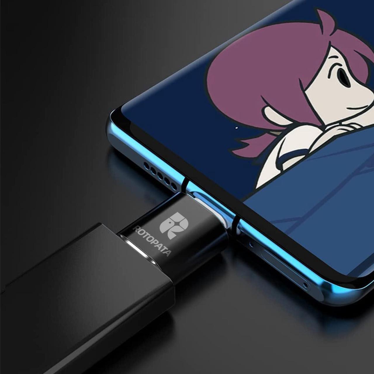 Alt view image 7 of 7 - 4 Pack USB to USB C Adapter USB C to USB 3.0 Female OTG Adapter for MacBook Pro2019 MacBook Air 2020 iPad Pro 2020 and Other Type C Devices