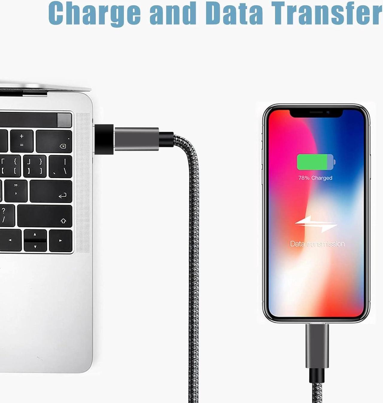 Alt view image 4 of 7 - USB C to USB Adapter 3 Pack USB C Female to USB A Male Adapter USB Type C Female to USB OTG Connector Compatible with MacBook Pro iPhone Laptops Power Banks Galaxy Black