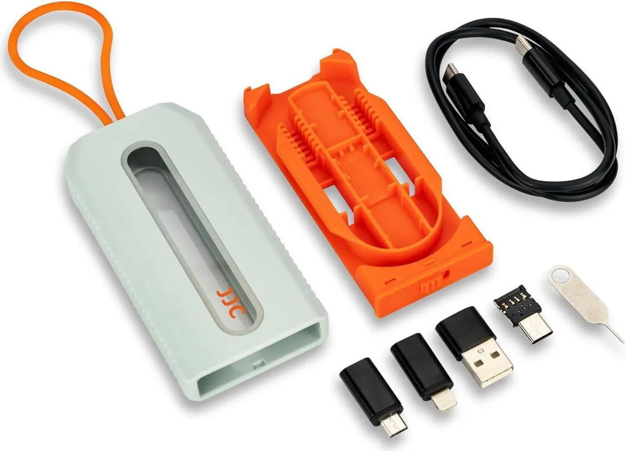Main image of 5 in 1 Data Cable Adapter Kit Data Cable Transfer Storage with Micro USB Type-A OTG Adapter 1.8ft Data and Charger Cable Charging Cable Convertor for Travel Hold 2 Micro SD 2 Nano SIM Cards