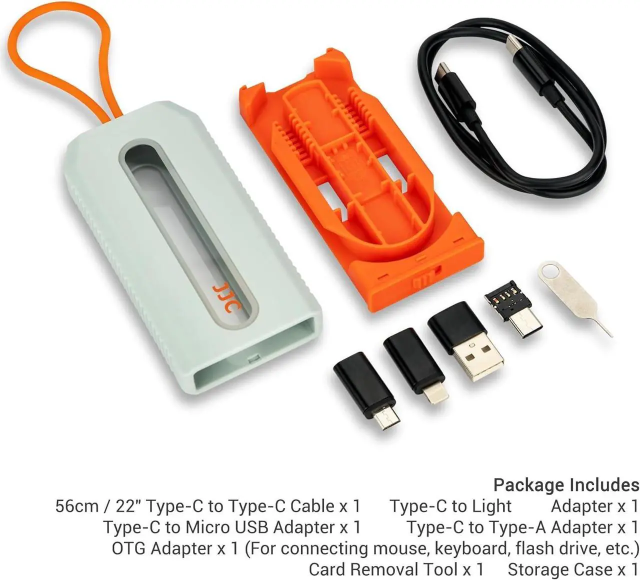 Alt view image 4 of 7 - 5 in 1 Data Cable Adapter Kit Data Cable Transfer Storage with Micro USB Type-A OTG Adapter 1.8ft Data and Charger Cable Charging Cable Convertor for Travel Hold 2 Micro SD 2 Nano SIM Cards