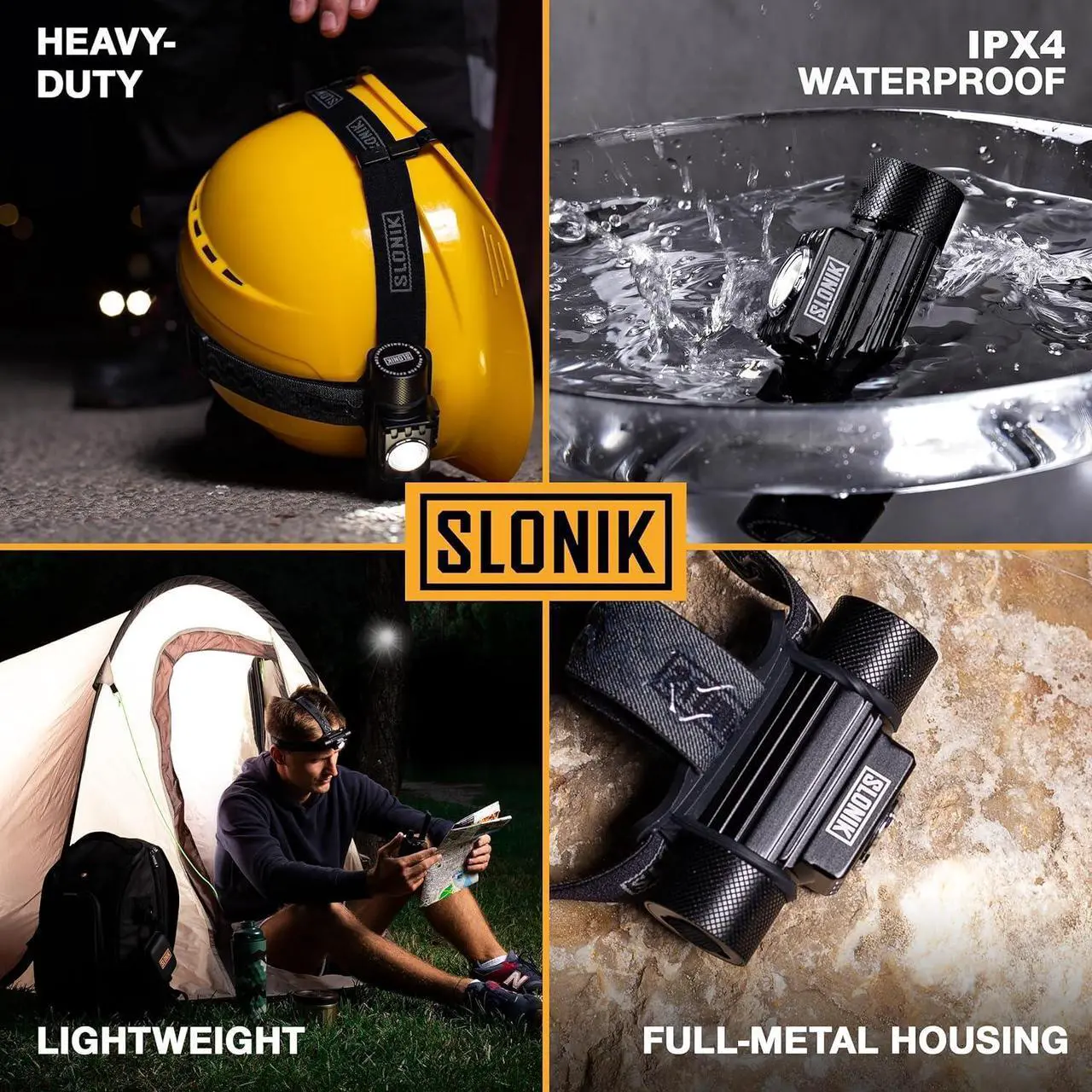 Alt view image 4 of 7 - Headlamp Rechargeable - 1000 Lumen LED USB Rechargeable Headlight - IPX4 Waterproof Head Lamp with Bright 60 ft Flashlight Beam - Hiking & Outdoor Camping Gear Black