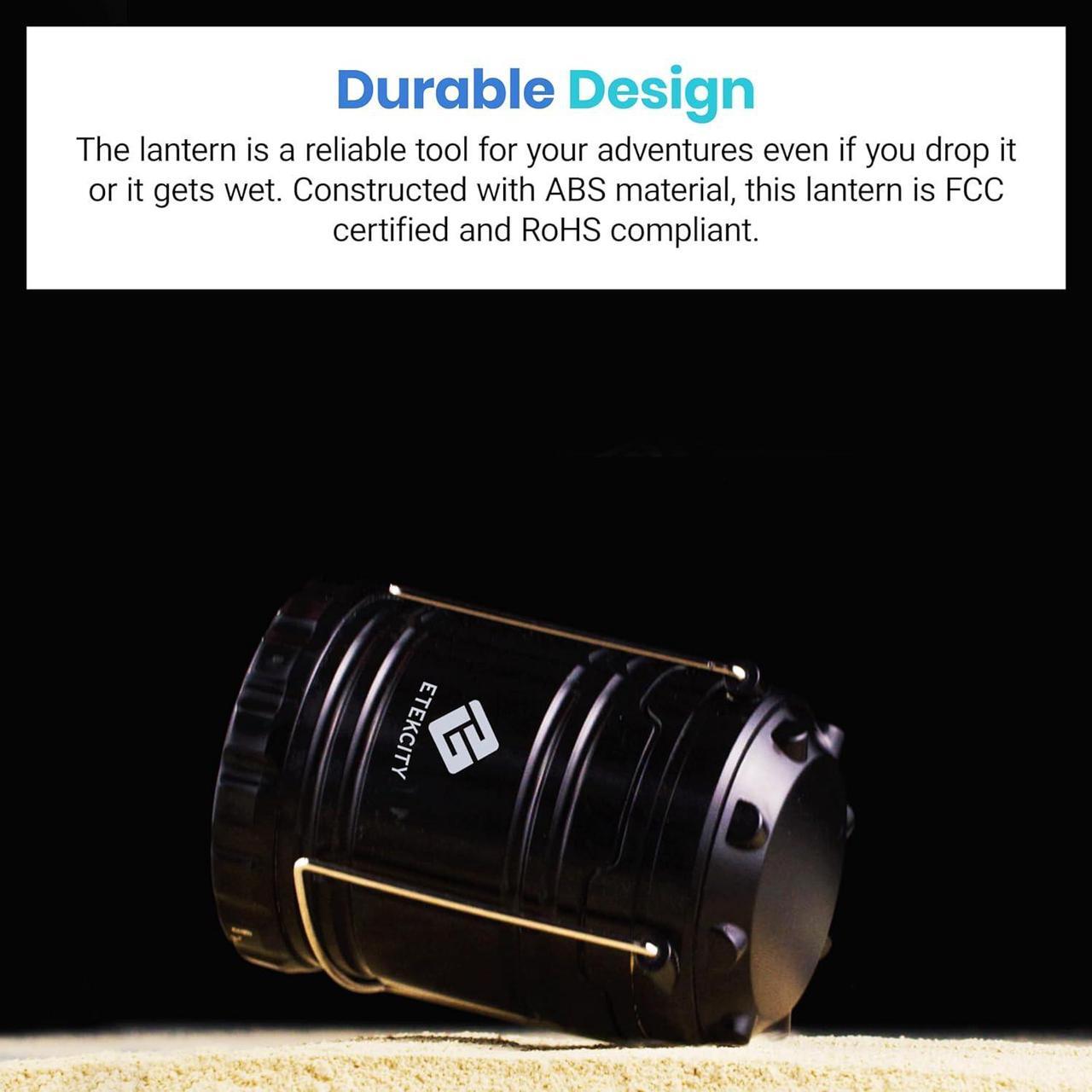 Alt view image 6 of 7 - Lantern Camping Essentials Lights Led Flashlight for Power Outages Tent Lights for Emergency Survival Gear and Supplies for Hurricane Battery Operated Lamp 2 Pack Black