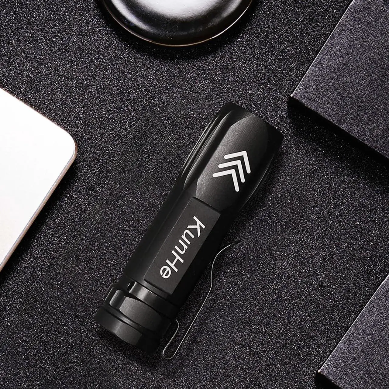 Alt view image 7 of 7 - Small Rechargeable Flashlights Mini LED Pocket Flashlight Battery Operated Bulk Flash Light Clip for Home EDC Stocking Stuffers for Men Adults 5 Pack