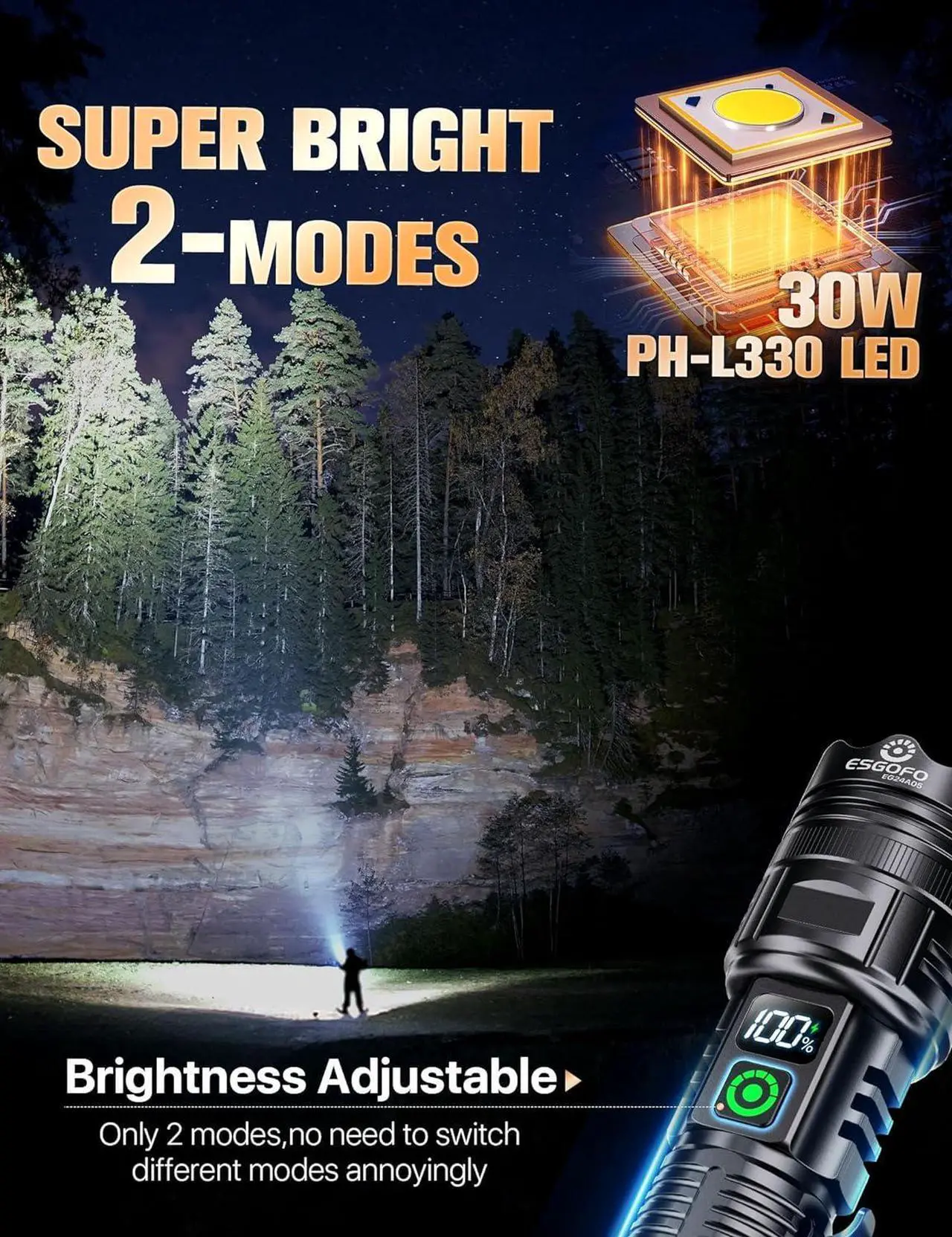 Alt view image 3 of 7 - 3Pack Rechargeable Flashlights Tactical Flashlights High Lumens Super Bright Flashlight Mini Small Flashlights Powerful LED Linterna Recargable Pocket Handheld LED Flash Light for Home Emergency