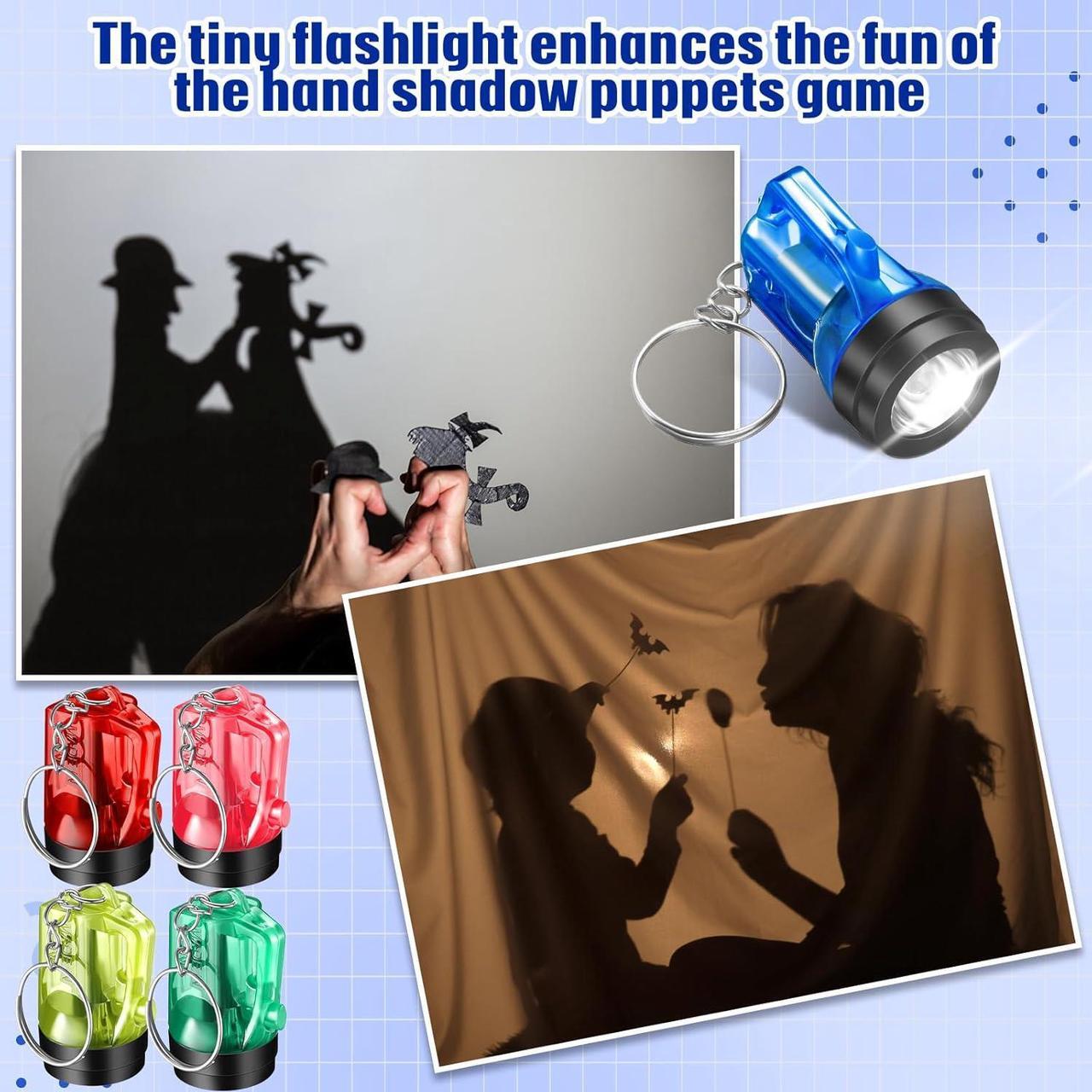 Alt view image 6 of 6 - 20 Pcs Mini Flashlight Keychains Bulk Plastic Portable Handheld LED Key Chains for Birthday Party Favors(Assorted Colors)