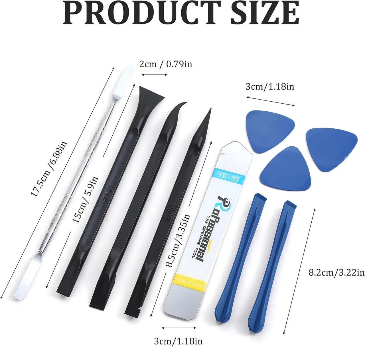 Alt view image 3 of 7 - 11 Pcs Spudger Tool Plastic Pry Tool Phone Repair Tool Kit Laptop Repair Tool Kit Computer Tool Kit