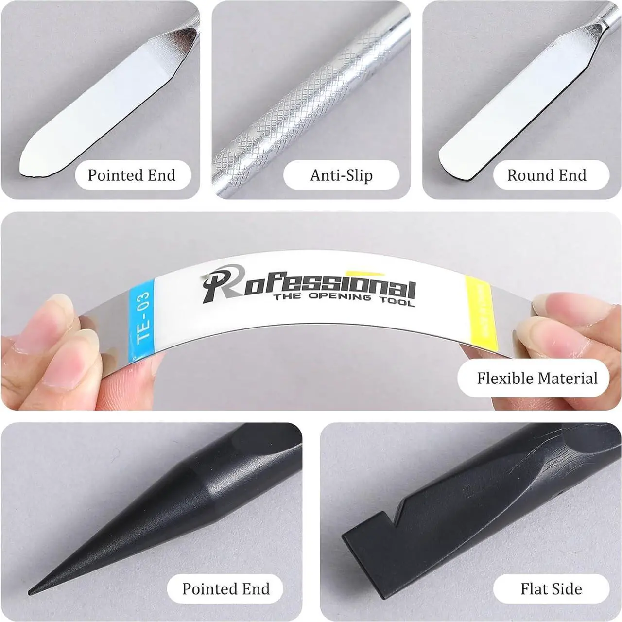 Alt view image 4 of 7 - 11 Pcs Spudger Tool Plastic Pry Tool Phone Repair Tool Kit Laptop Repair Tool Kit Computer Tool Kit