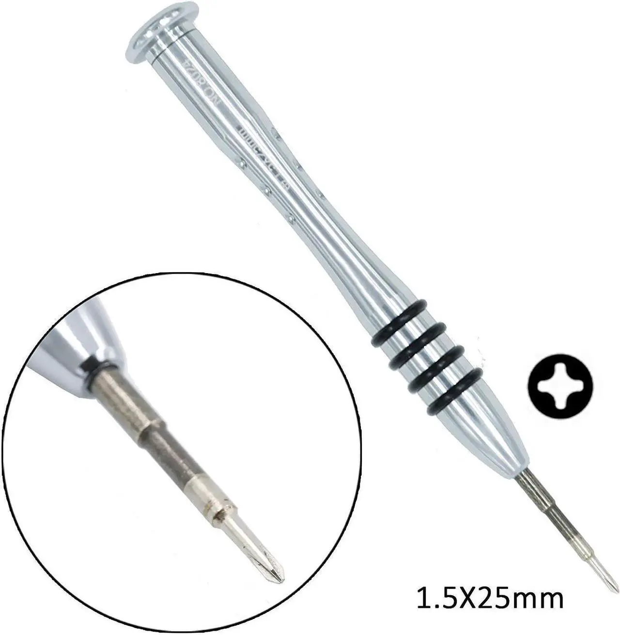 Alt view image 3 of 6 - 6 Pieces Screwdriver Tool Kit 1.2mm 5-Point P5 Pentalobe + 6-Point T5 Torx + 1.5mm PH000 Phillips Screwdriver for Repair MacBook Air 13 15and Pro Retina Display