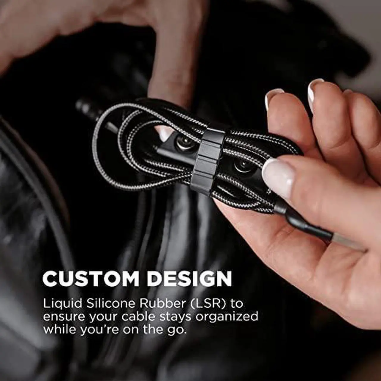 Alt view image 6 of 7 - 360 Rotating Magnetic Charging Cable - USB to USB C Cable Micro-USB Magnetic iPhone Charger 3-in-1 Tip Adapters Magnetic Phone Charger with LED Light 90 Degree Right Angle Black 3FT/1M