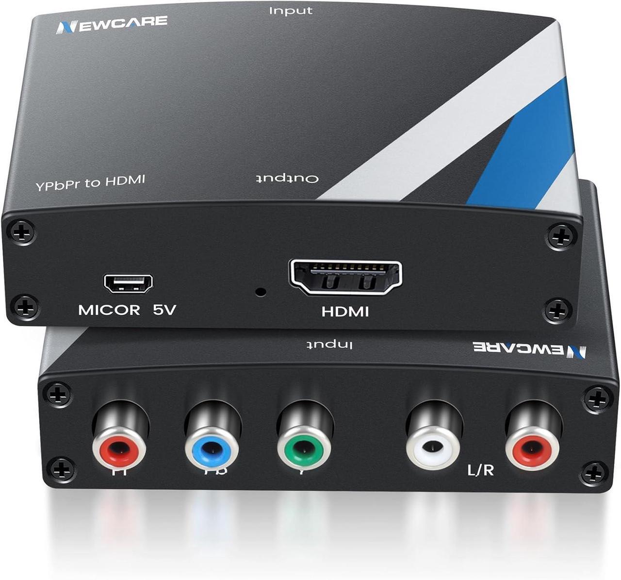 Main image of Component to HDMI Adapter YPbPr to HDMI Coverter + R/L Component 5RCA RGB to HDMI Converter Adapter Supports 1080P Video Audio Converter Adapter for DVD PSP Xbox 360 to HDTV Monitor