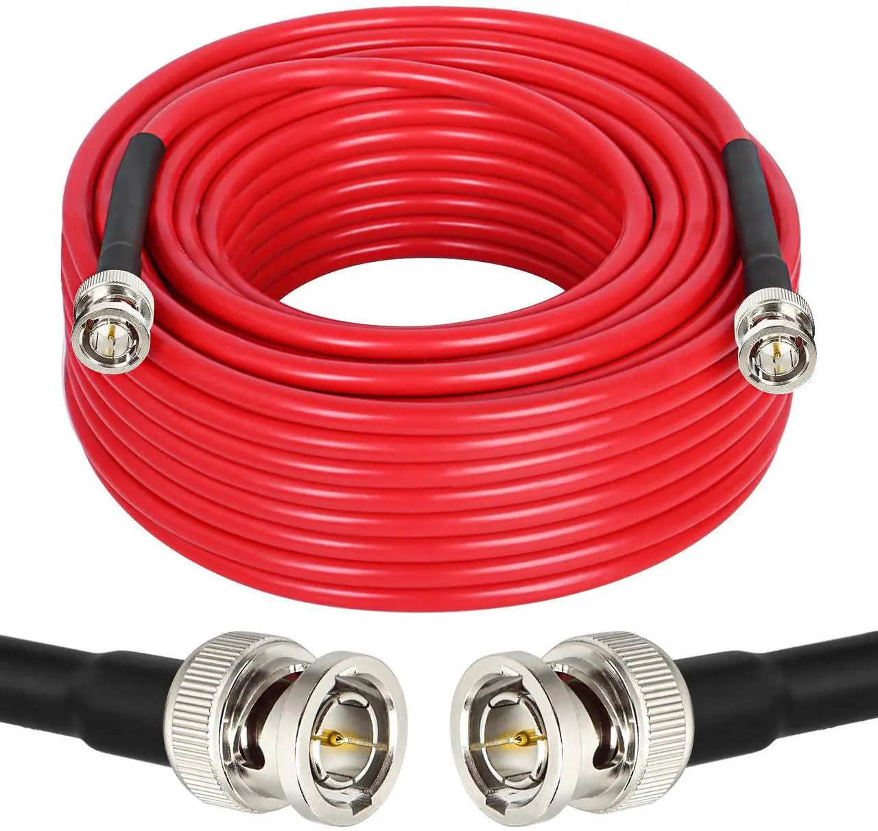 Main image of 50FT SDI Cable BNC Cable XRDS-RF HD SDI Cable BNC Digital Video Cable 75 Ohm RG59 BNC Male Cable for 4K 1080P 3G/6G HD SDI Camera Monitor Video Recorder SDI to HDMI Converter Splitter Security Camera