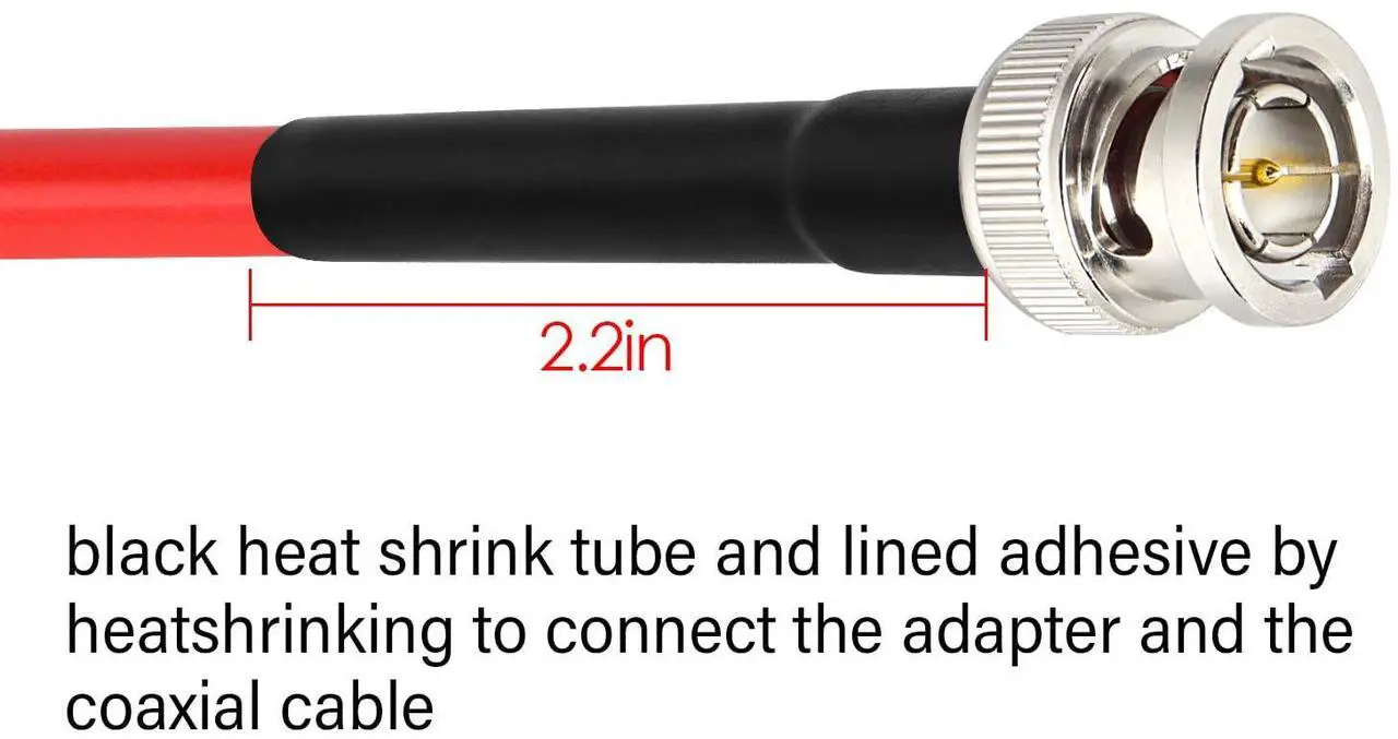 Alt view image 4 of 6 - 50FT SDI Cable BNC Cable XRDS-RF HD SDI Cable BNC Digital Video Cable 75 Ohm RG59 BNC Male Cable for 4K 1080P 3G/6G HD SDI Camera Monitor Video Recorder SDI to HDMI Converter Splitter Security Camera