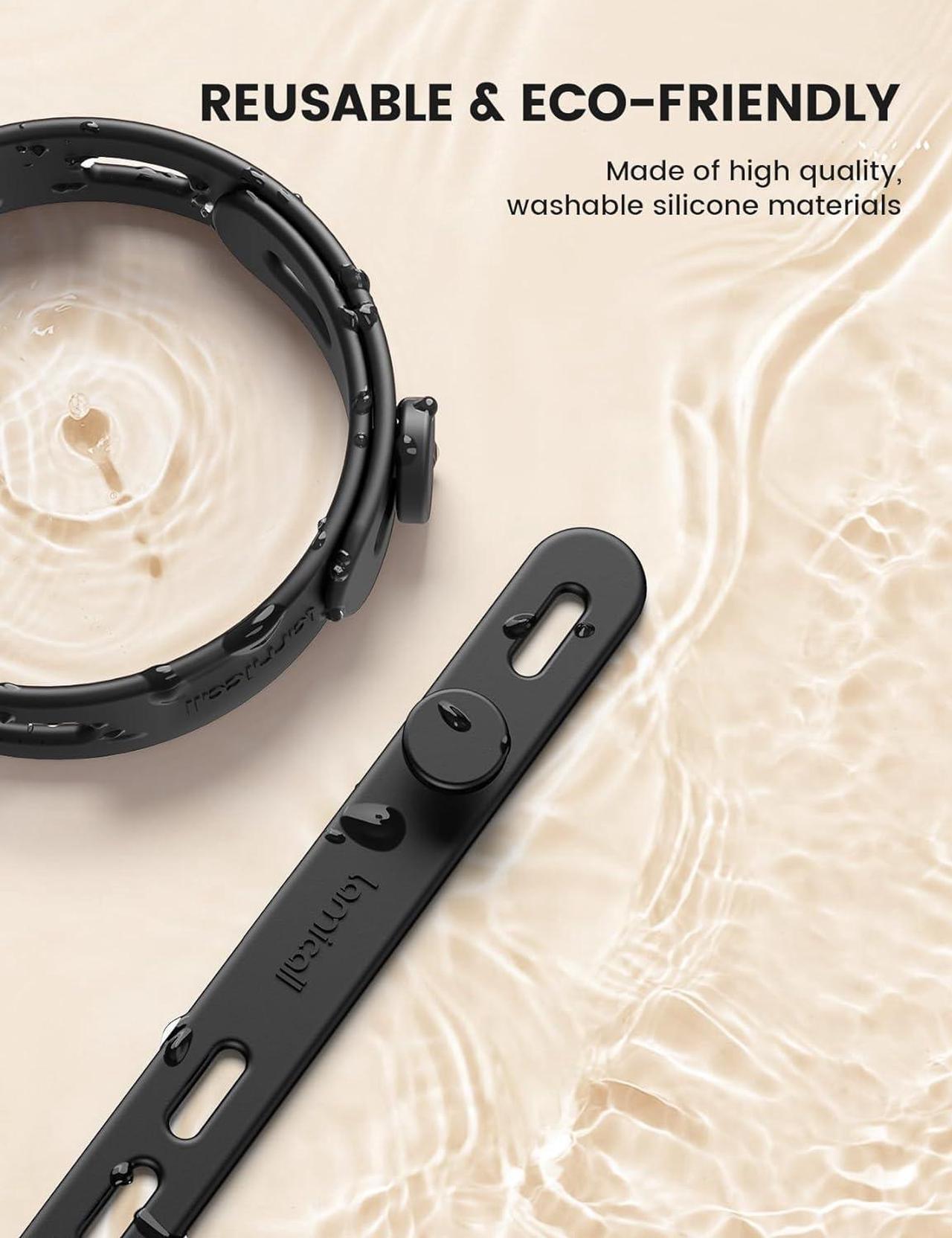 Alt view image 6 of 7 - 10Pack Silicone Cable Ties Cord Organizer Wrap - Reusable Washable Wire Management with Lock Buckle Elastic Charger Cable Strap Ties Electrical Cord Keeper for Travel Home Accessories