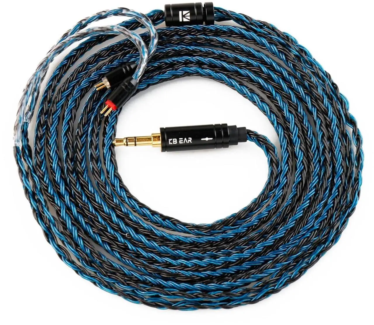 Main image of 2 Meter 2 Pin IEM Cable 3.5mm KBEAR ST16 Plus Upgrade 16-Strand Headphone Extension Cable Silver-Plated Earbuds Wire for KZ ZST/AS10 Truthear Hexa/Zero Simgot EW100P/EW200 Moondrop blessing2