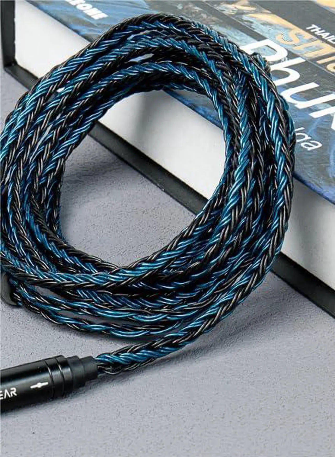 Alt view image 3 of 7 - 2 Meter 2 Pin IEM Cable 3.5mm KBEAR ST16 Plus Upgrade 16-Strand Headphone Extension Cable Silver-Plated Earbuds Wire for KZ ZST/AS10 Truthear Hexa/Zero Simgot EW100P/EW200 Moondrop blessing2