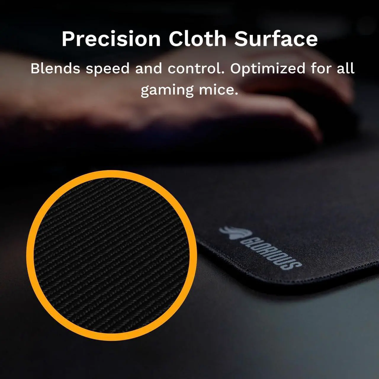 Alt view image 3 of 7 - Gaming Mouse Pad GMP 2-3XL - Spill-Proof Mouse Pad Optimised for Gaming Sensors Balanced Surface for Speed & Control Anti-fray Edges - 48 x 24 x 0.12 - Triple Extra Large Desk Mat