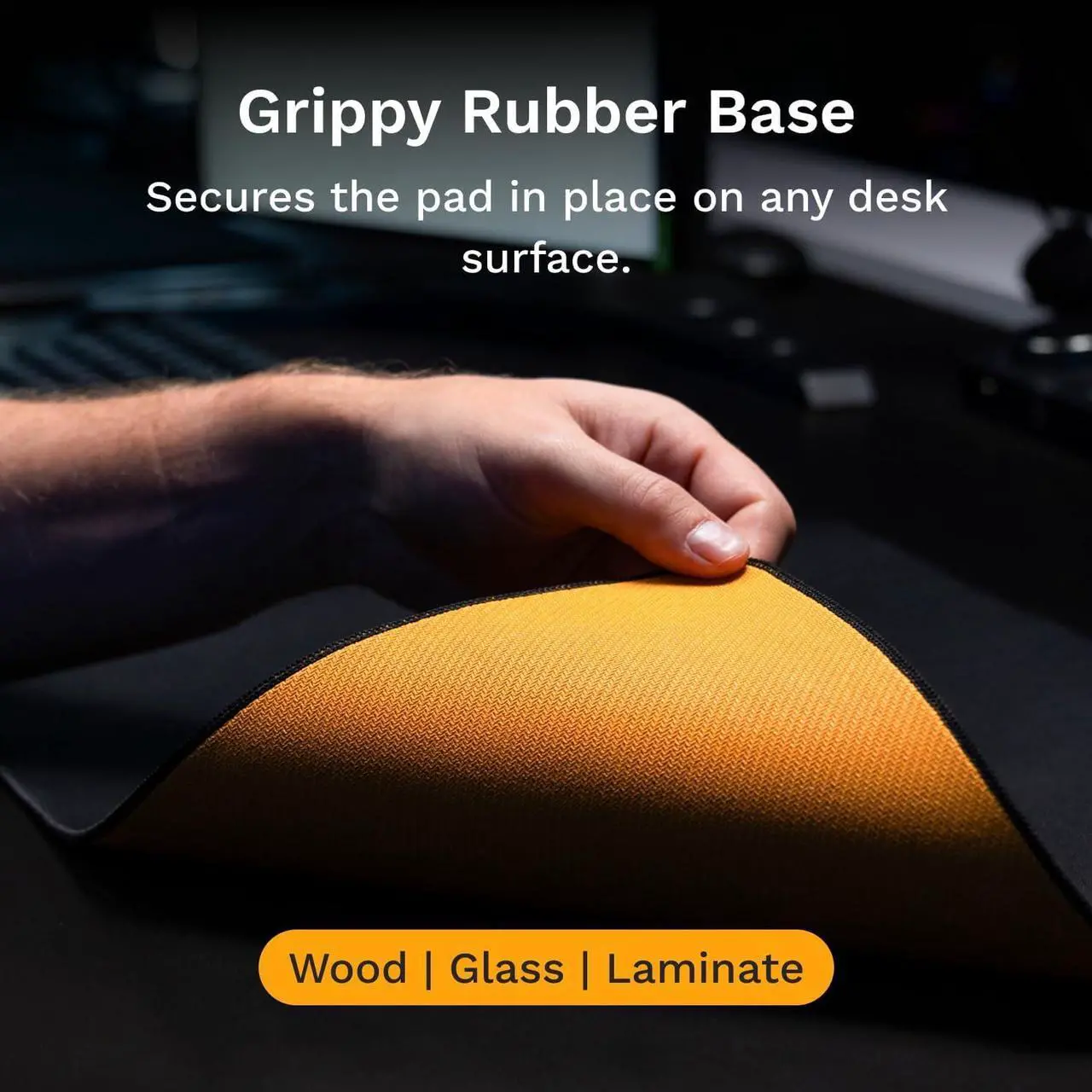 Alt view image 5 of 7 - Gaming Mouse Pad GMP 2-3XL - Spill-Proof Mouse Pad Optimised for Gaming Sensors Balanced Surface for Speed & Control Anti-fray Edges - 48 x 24 x 0.12 - Triple Extra Large Desk Mat