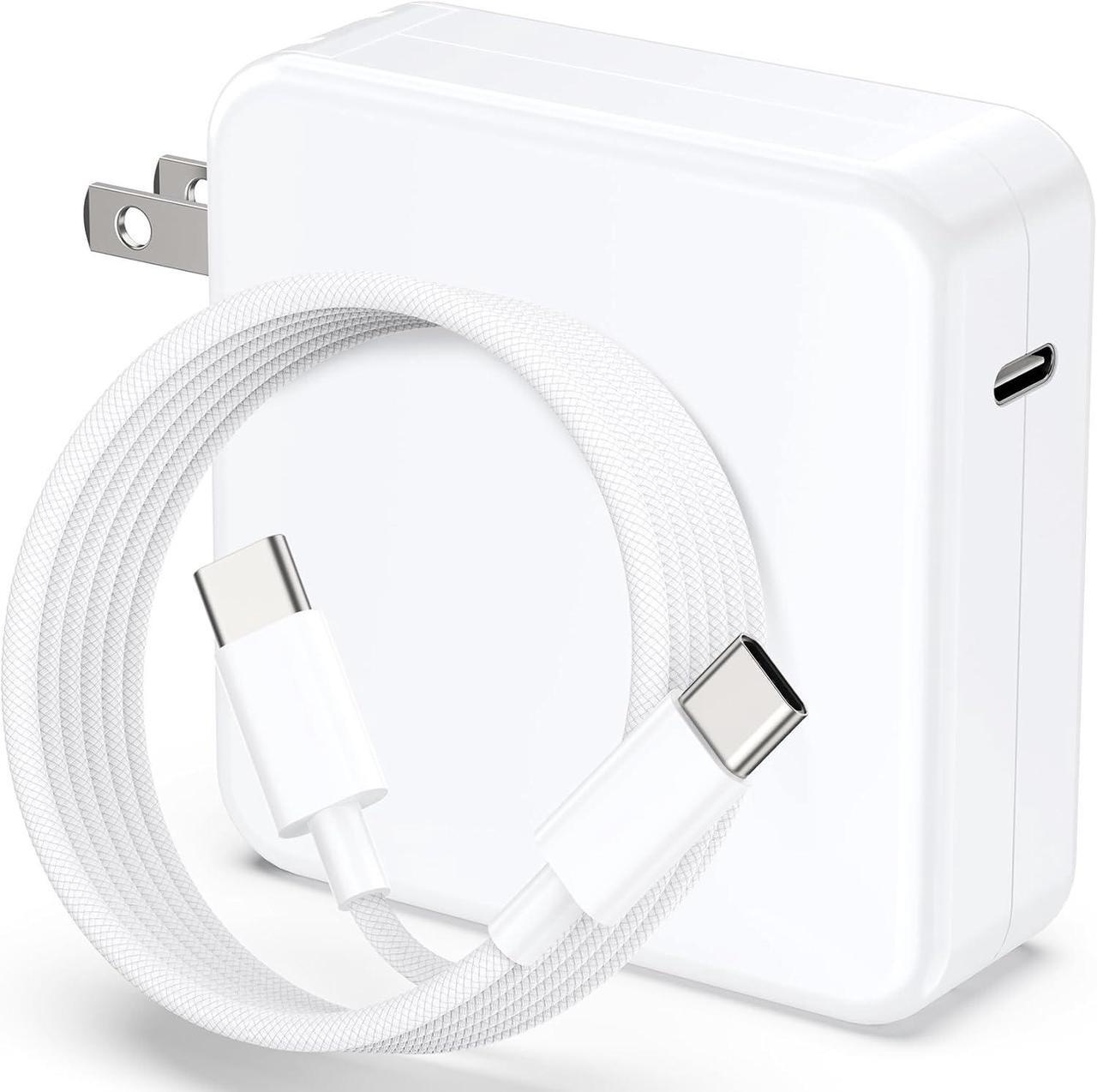 Main image of Mac Book Pro Charger 100W USB C Fast Charger Compatible with USB C Port MacBook Pro/MacBook Air 16 15 14 13 Inch ipad Pro  Galaxy and All USB C Device Include Charge Cable