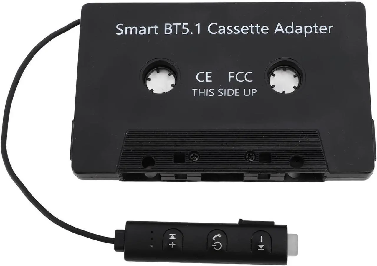 Main image of DC5V Bluetooth Cassette Adapter BT5.1 Universal Wireless Cassette Tape to Aux Adapter for Cars Trucks with Cassette Player